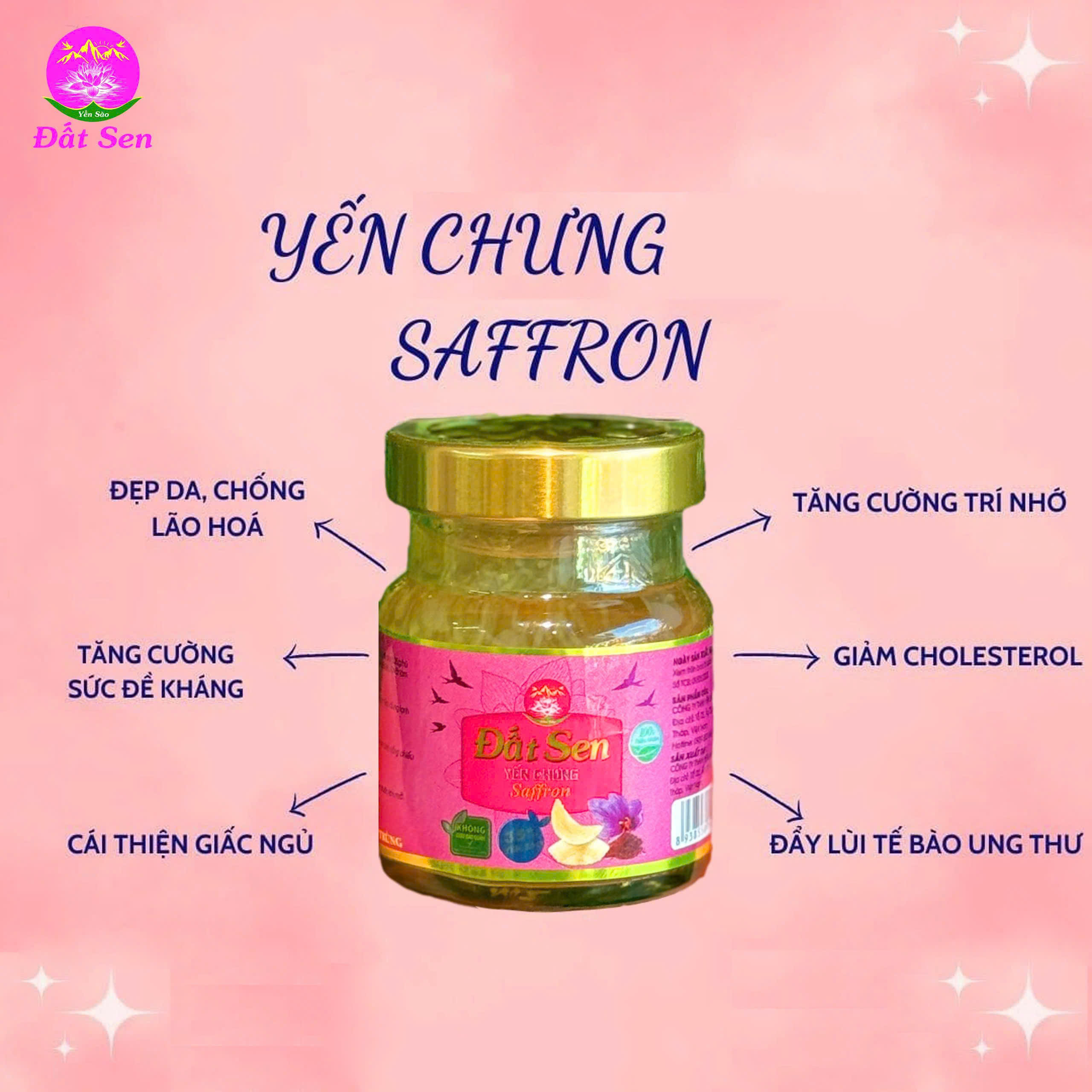 Yến chưng saffron